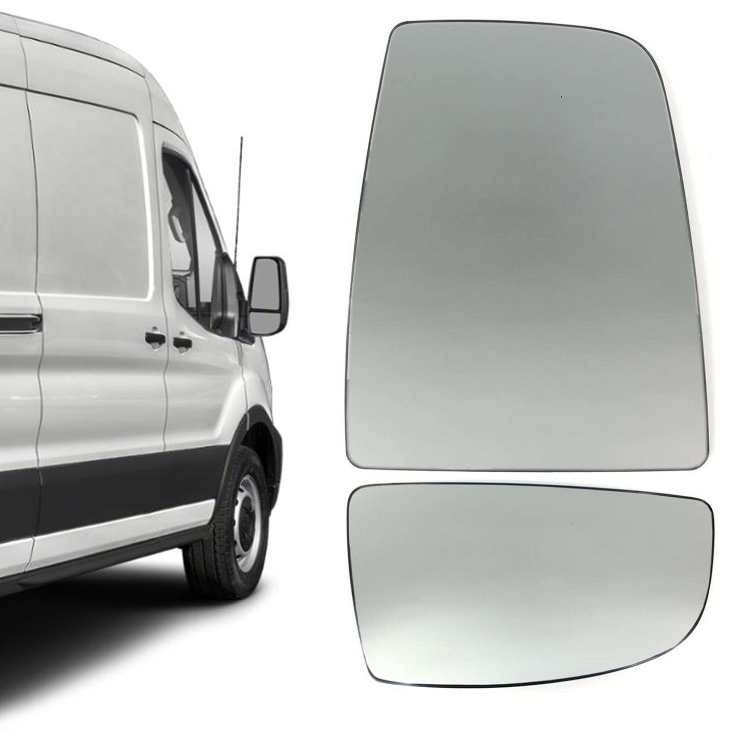 PinochUKka | Ford Transit MK8 Right Wing Mirror Glass Set of 2