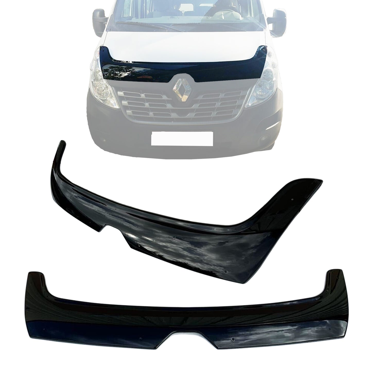 PinochUKka | Fits RENAULT MASTER Bonnet Bug Stone Protector