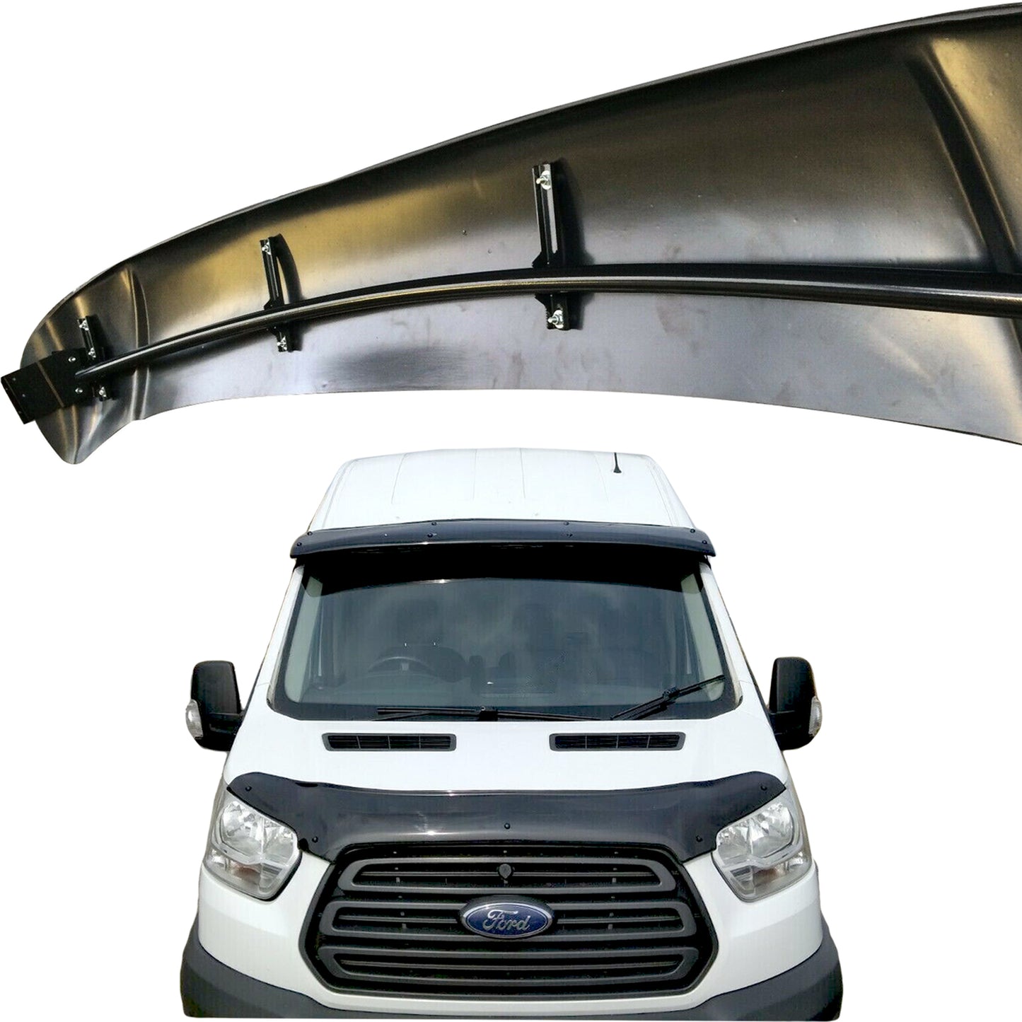 PinochUKka | FORD TRANSIT MK8 ABS Sun Visor with Fitting Kit