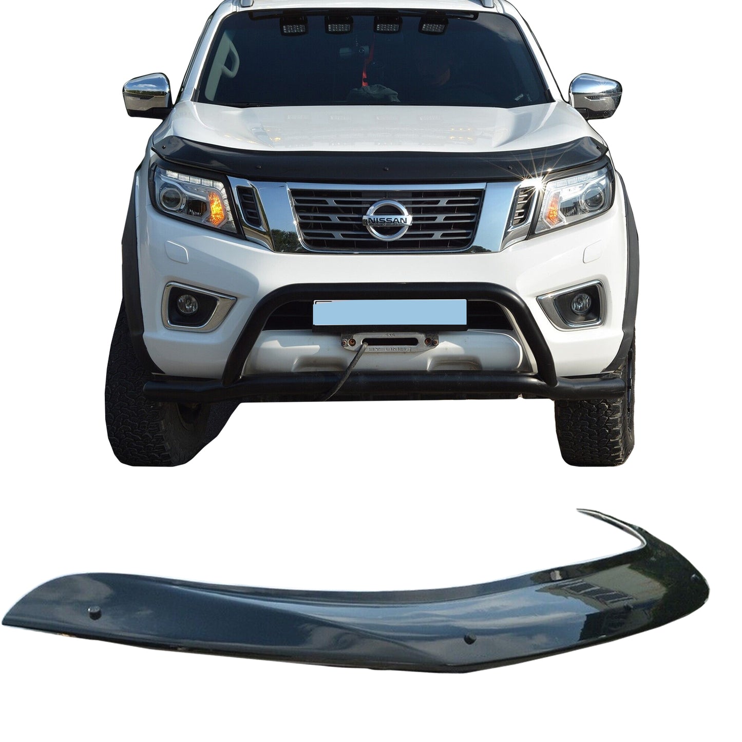 PinochUKka | Fits Nissan Navara D23/NP300 Bonnet Guard