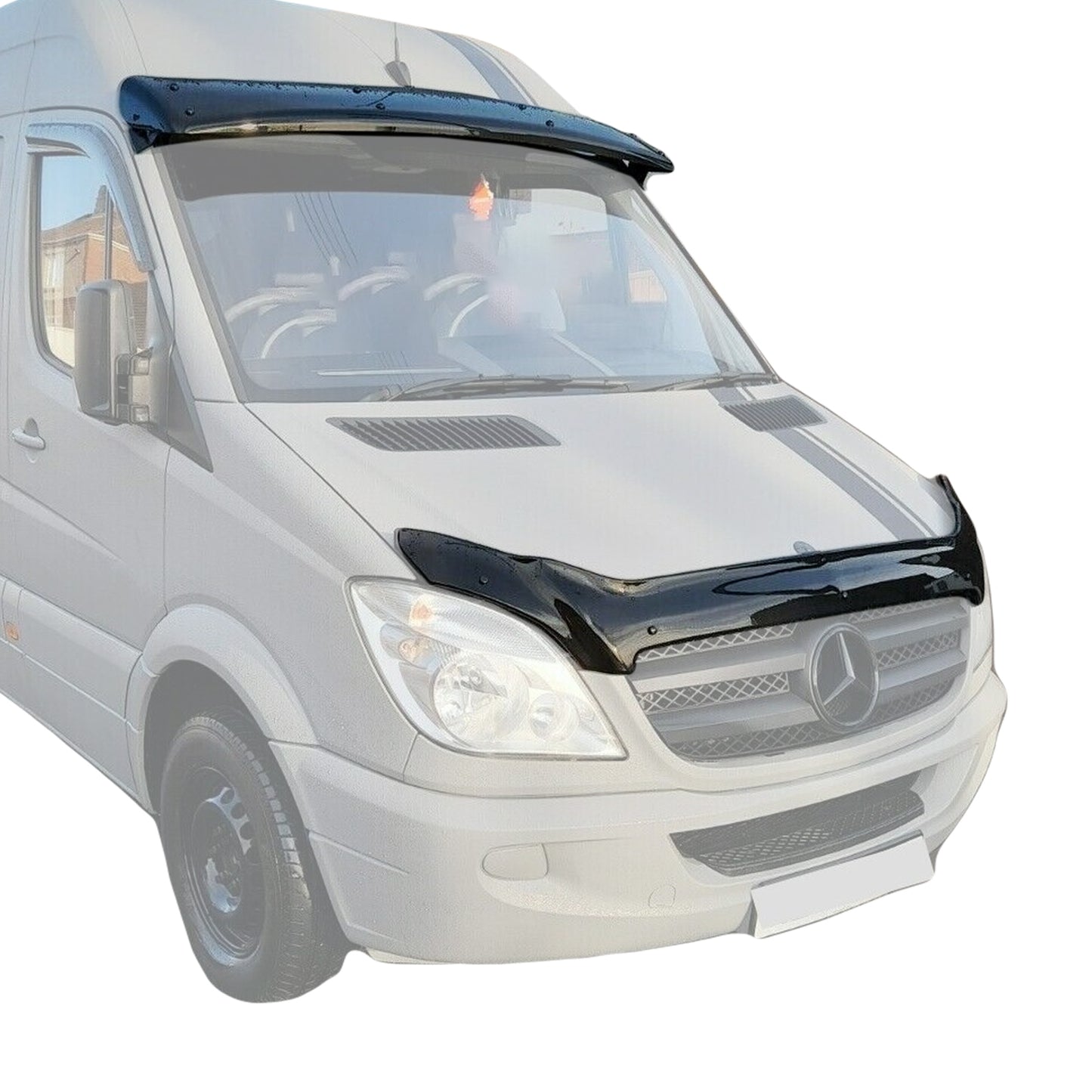 PinochUKka | Fits MERCEDES SPRINTER W906 Sun Visor Bonnet Guard Set