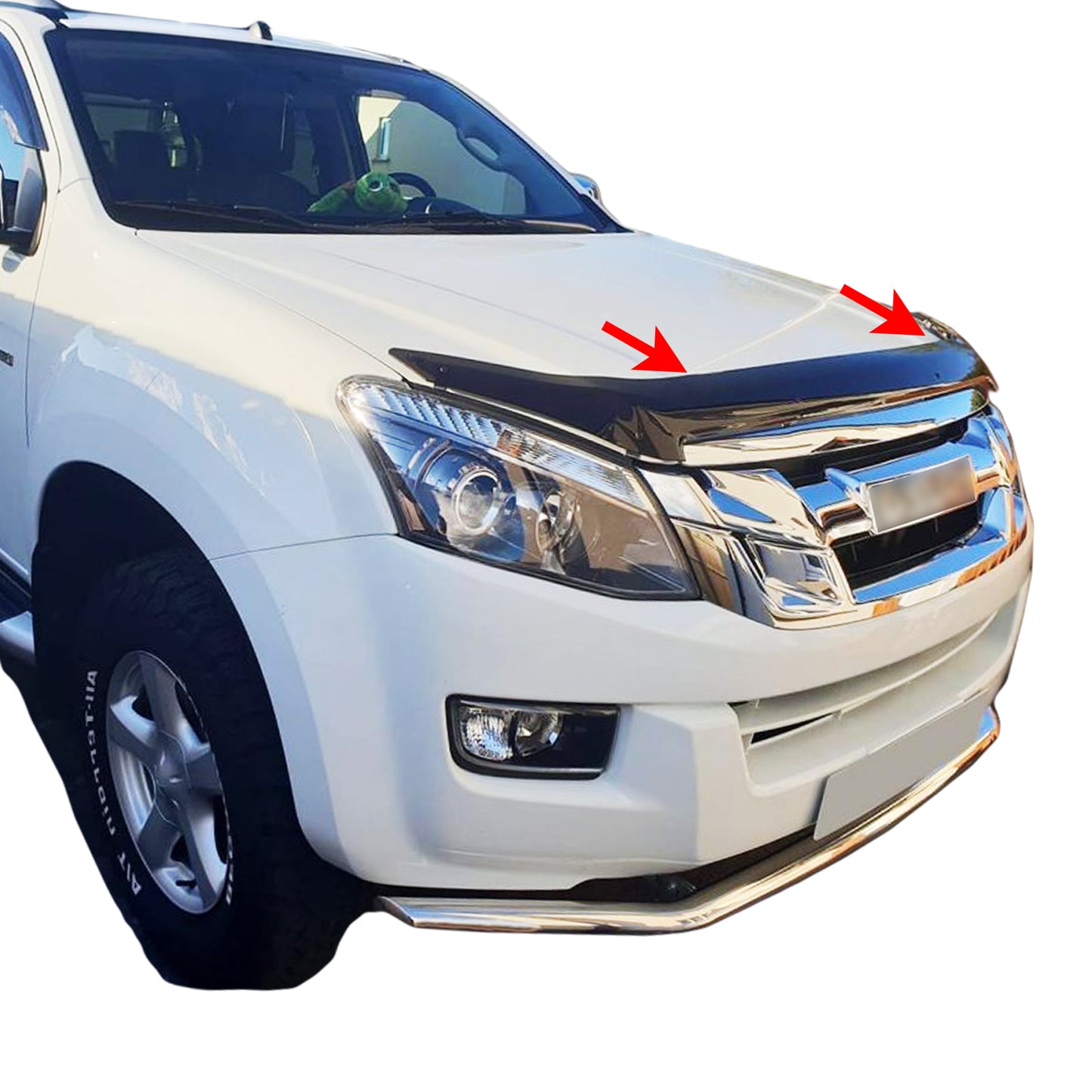PinochUKka | ISUZU D-MAX II 12-16 Bonnet Guard Deflector Protector