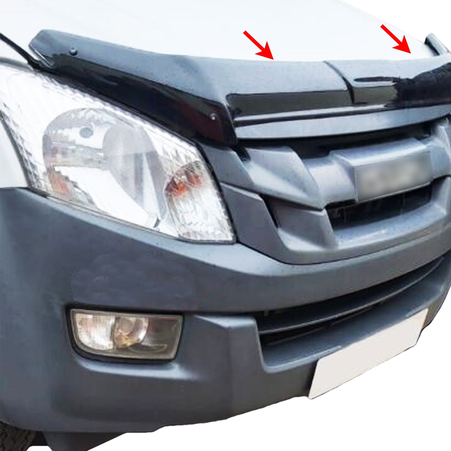 PinochUKka | ISUZU D-MAX II 12-16 Stone Deflector Protector Bug Shield