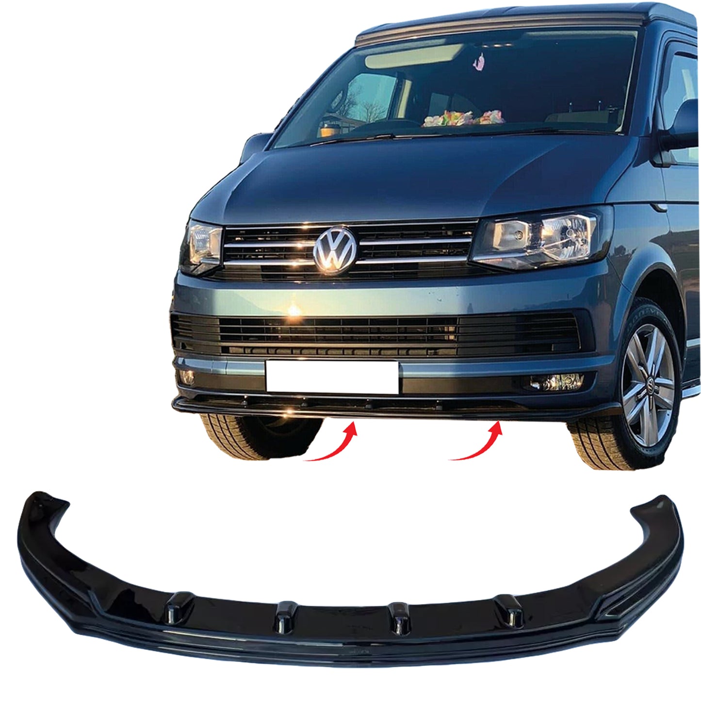 PinochUKka | VW Caravelle T6 2015-2019 Front Bumper Lip
