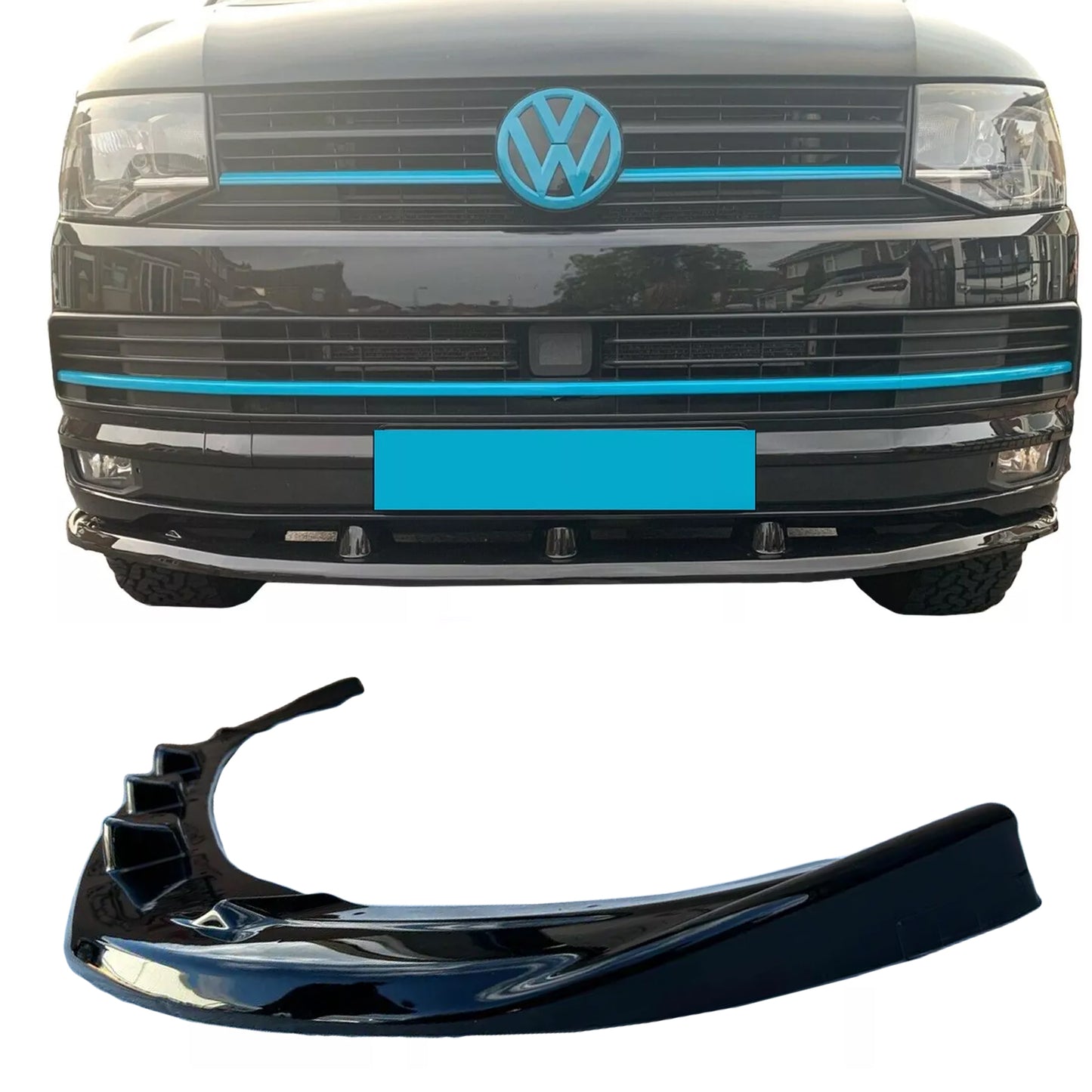 PinochUKka | Fits VW Transporter T6.1 Front Bumper Lip
