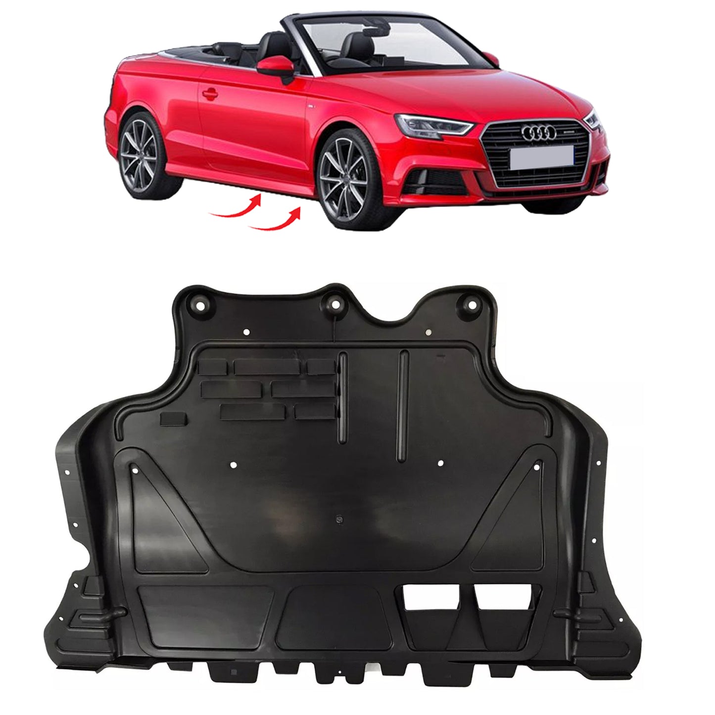PinochUKka | SKODA OCTAVIA SUPERB Under tray Under Engine Cover Rust Shield