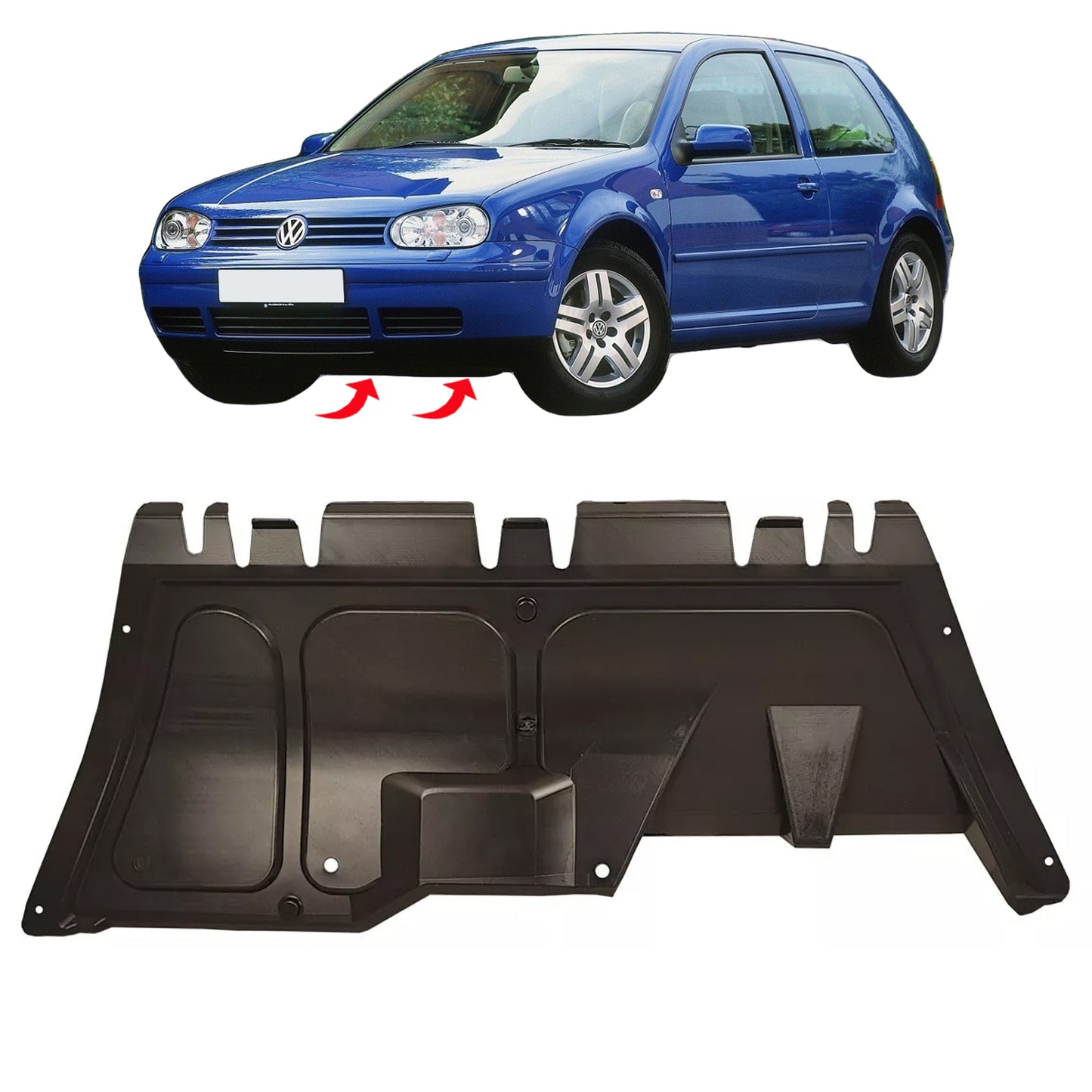 PinochUKka | AUDI A3 (8L1) SEAT TOLEDO II (1M2) Under Engine Cover Undertray
