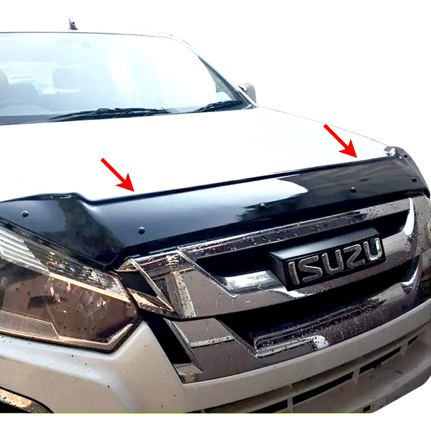 PinochUKka | Fit ISUZU D-MAX Bonnet Guard Stone Bug Protector