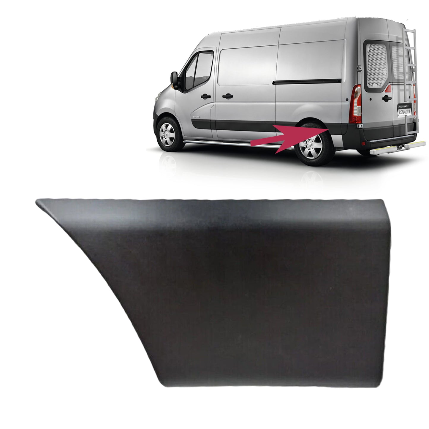 PinochUKka | Rear Left Moulding Protective Strip Fit Master MK3 768F20005R