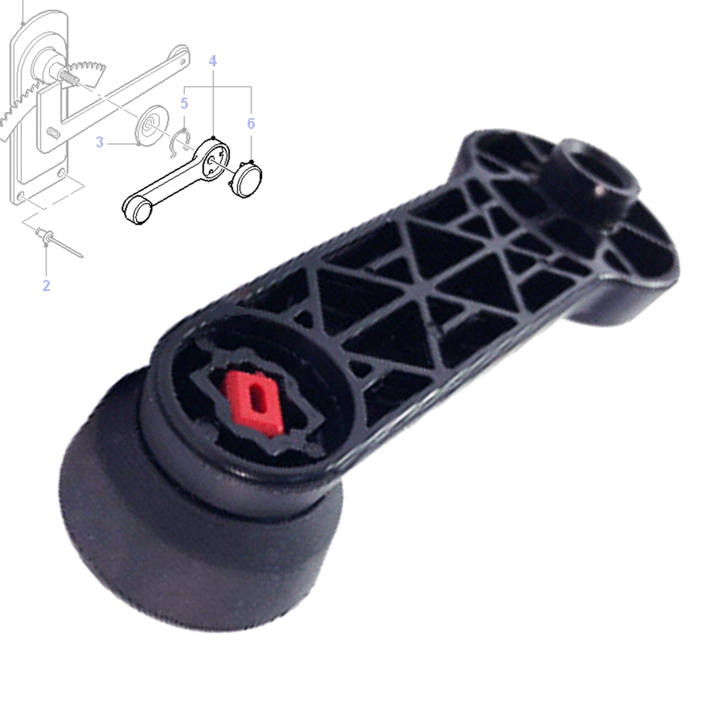 PinochUKka | Window Winder Regulator Control Handle Fits Ford 1041708 7304053