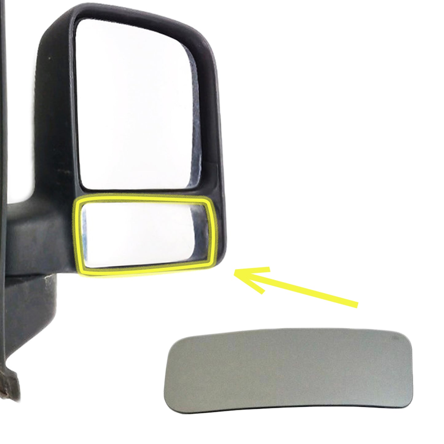 PinochUKka | Ford Transit Connect O/S Blind Spot Wing Mirror Glass
