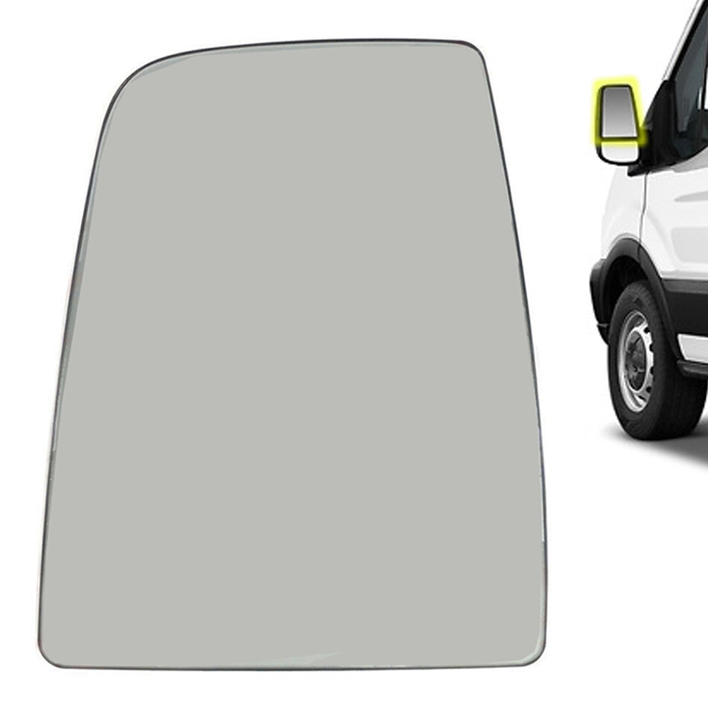 PinochUKka | Ford Transit MK8 Left LH Heated Wing Mirror Upper Glass