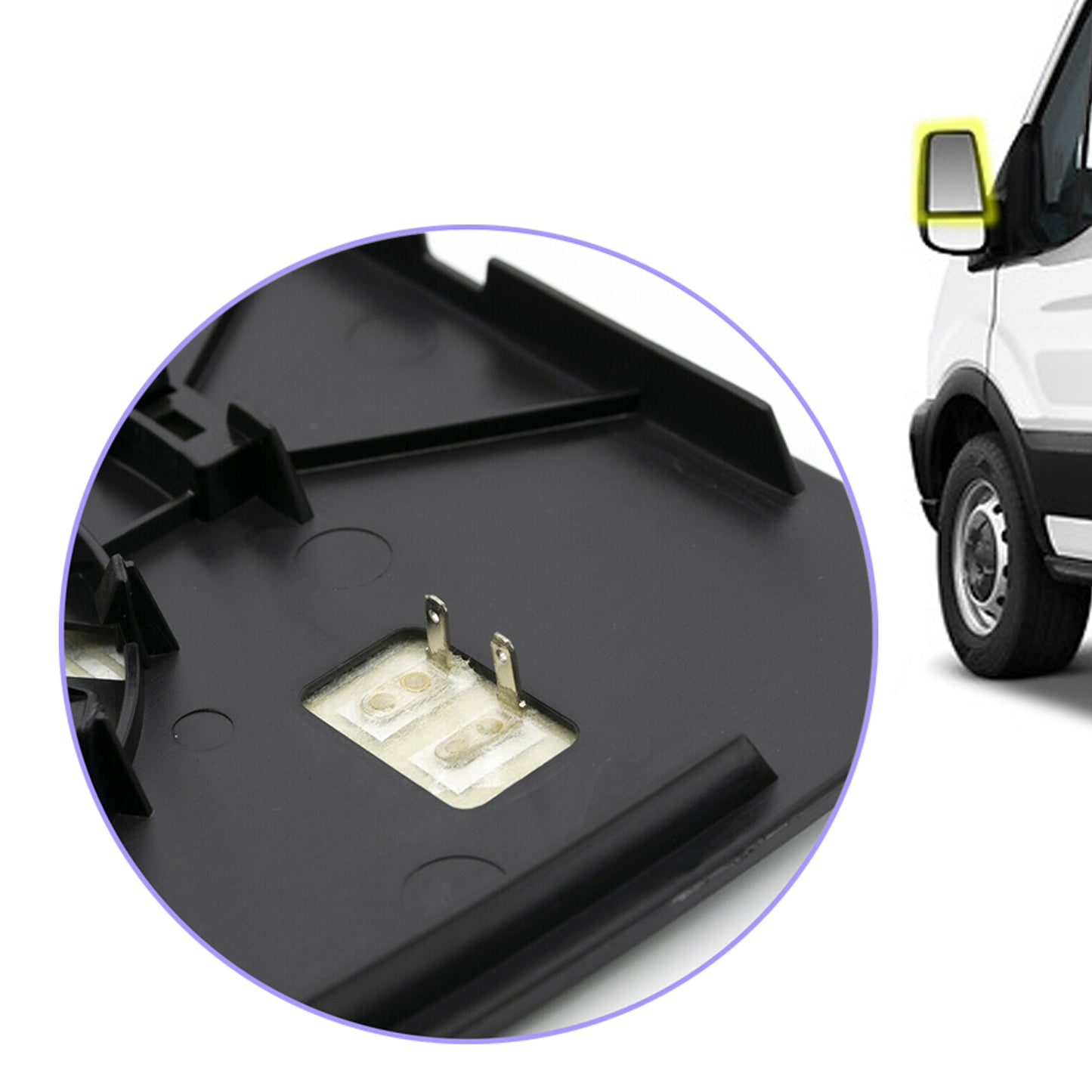 PinochUKka | Ford Transit MK8 Heated Wing Mirror Glass Left