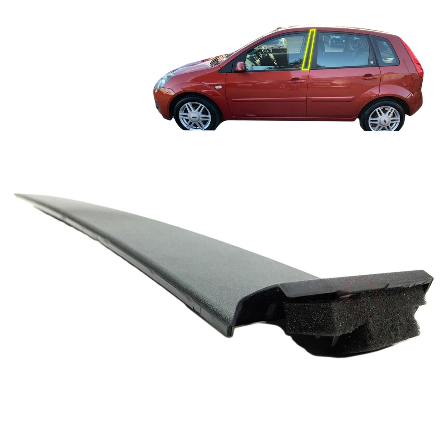 PinochUKka | Front Left Door Pillar 5 Door Fits Ford Fiesta MK5