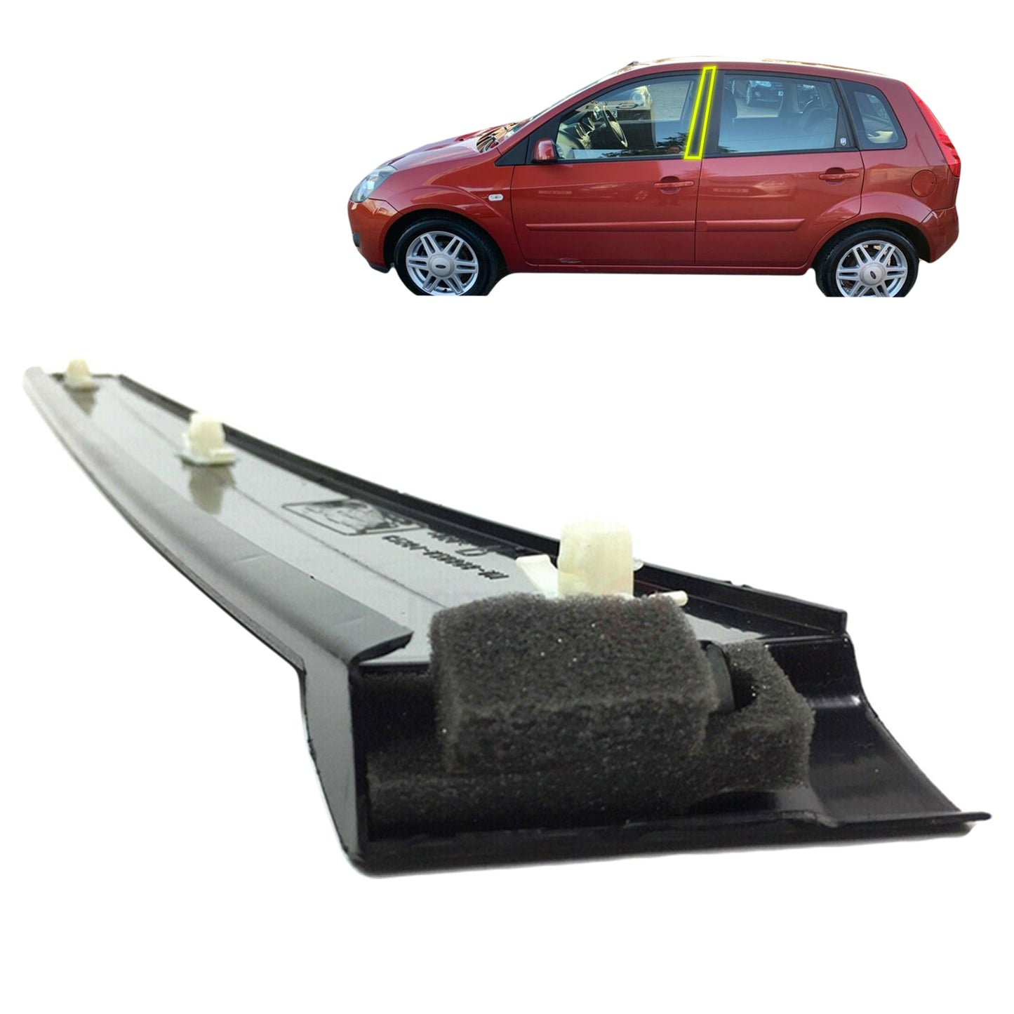 PinochUKka | Front Left Door Pillar 5 Door Fits Ford Fiesta MK5