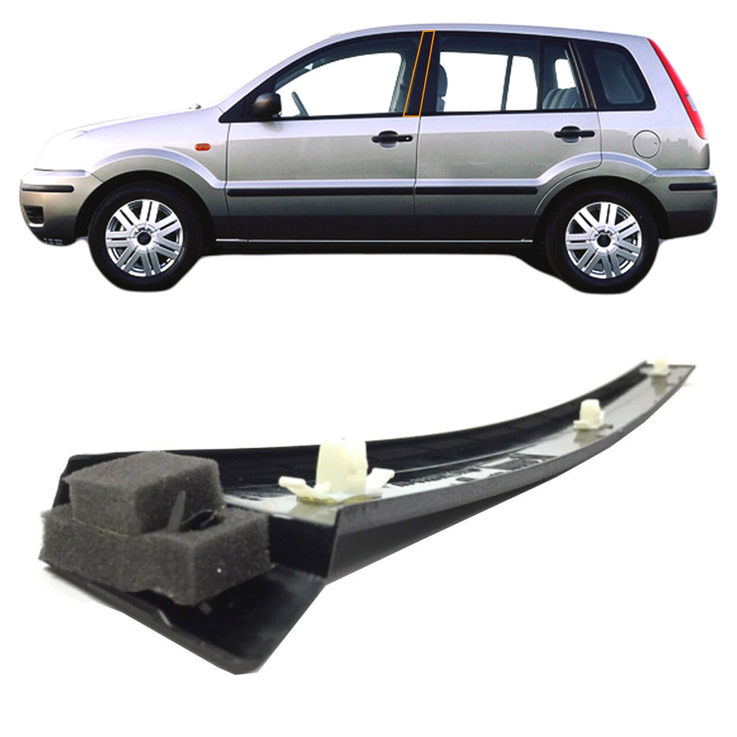 PinochUKka | Ford Fusion Front Passenger B Pillar Moulding Trim