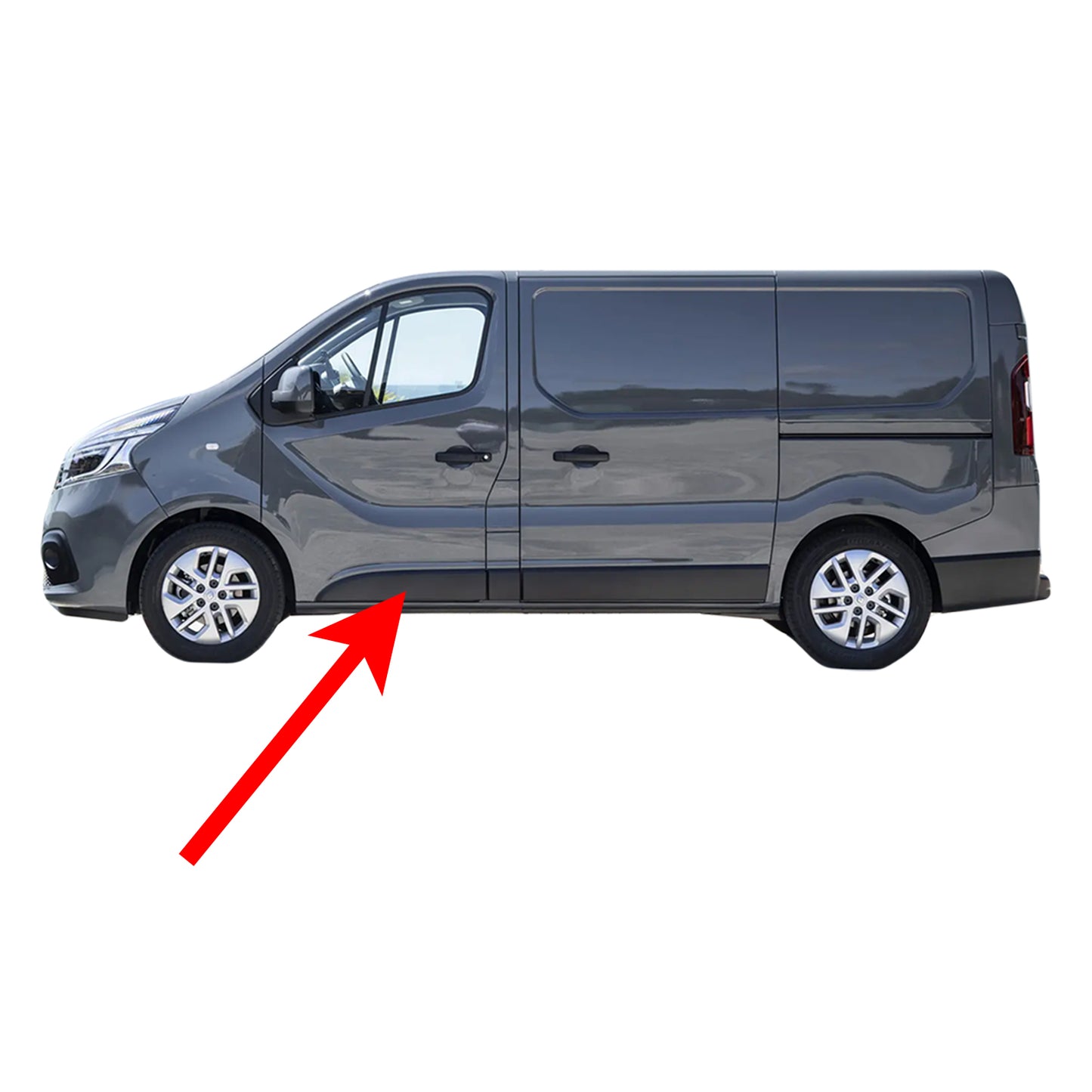 PinochUKka | Left Door Protective Moulding Trim Fits Renault Trafic