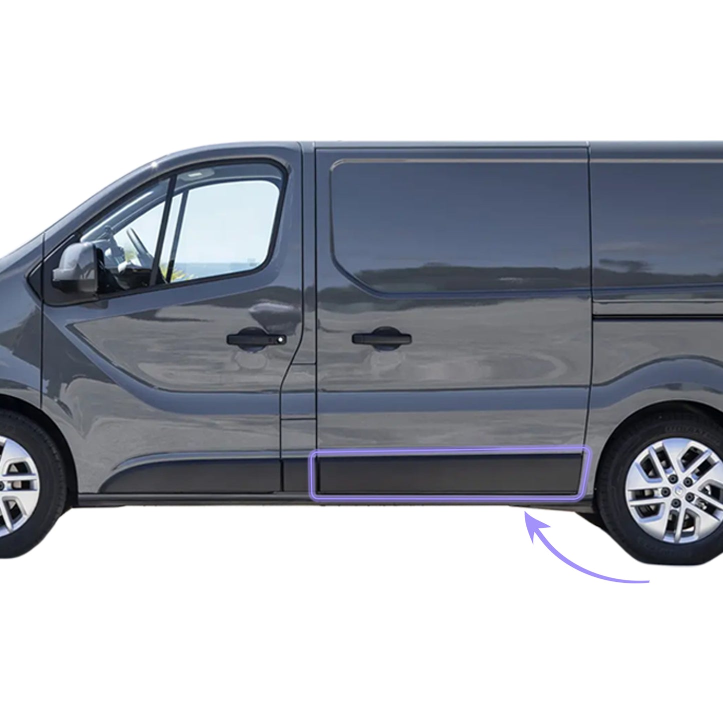 PinochUKka | Nearside Sliding Door Protective Moulding Trim Trafic Vivaro Talento NV300
