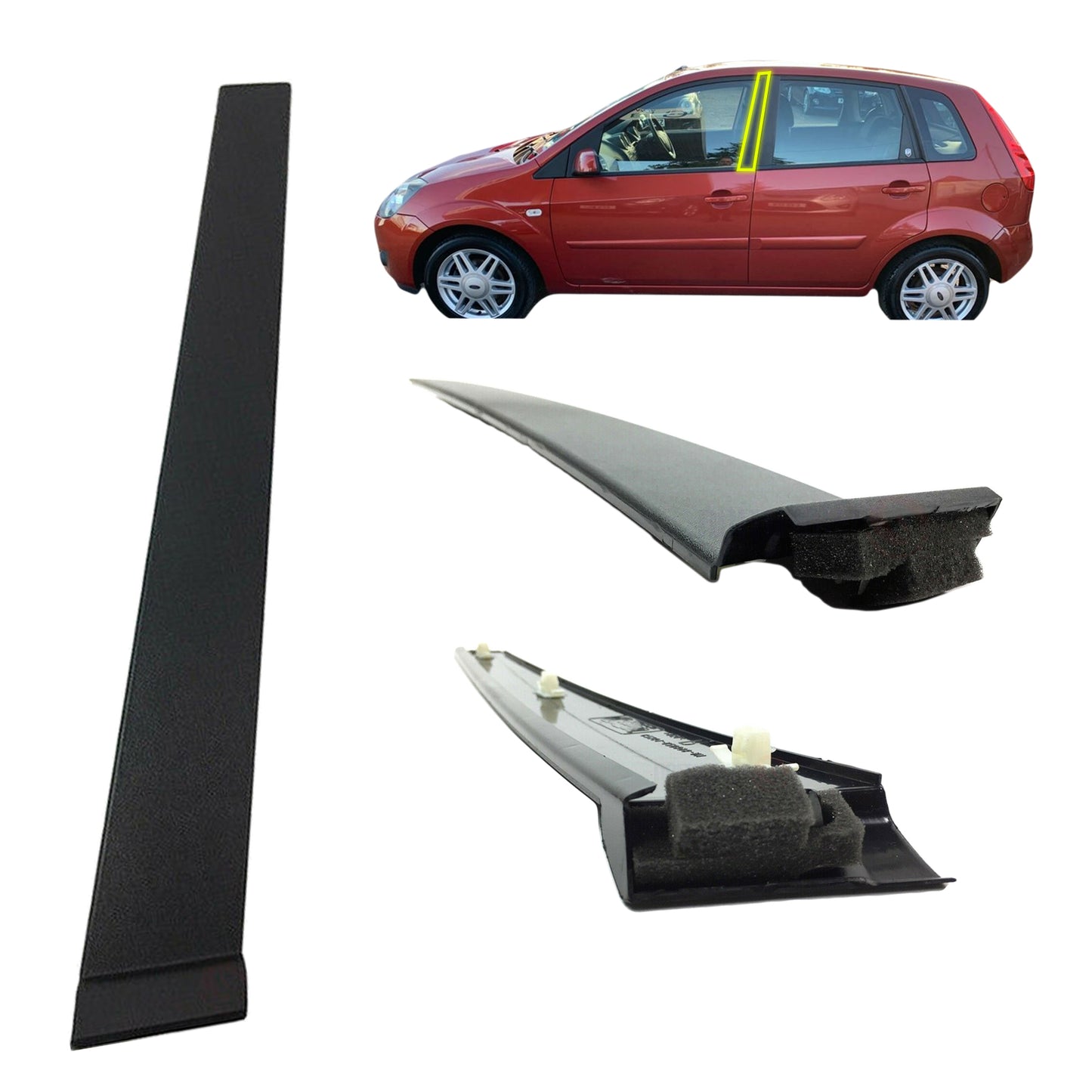 PinochUKka | Front Left Door Pillar 5 Door Fits Ford Fiesta MK5