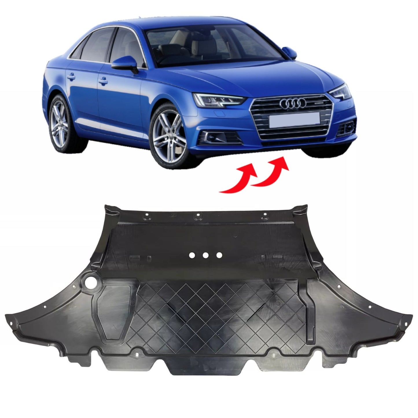 PinochUKka | Fits AUDI Undertray 8K0863821AE, 8K0863821AB