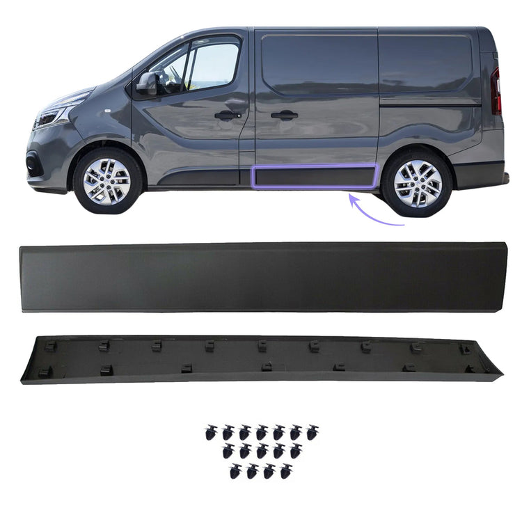 Vehicle Side Moulding Trim Panels