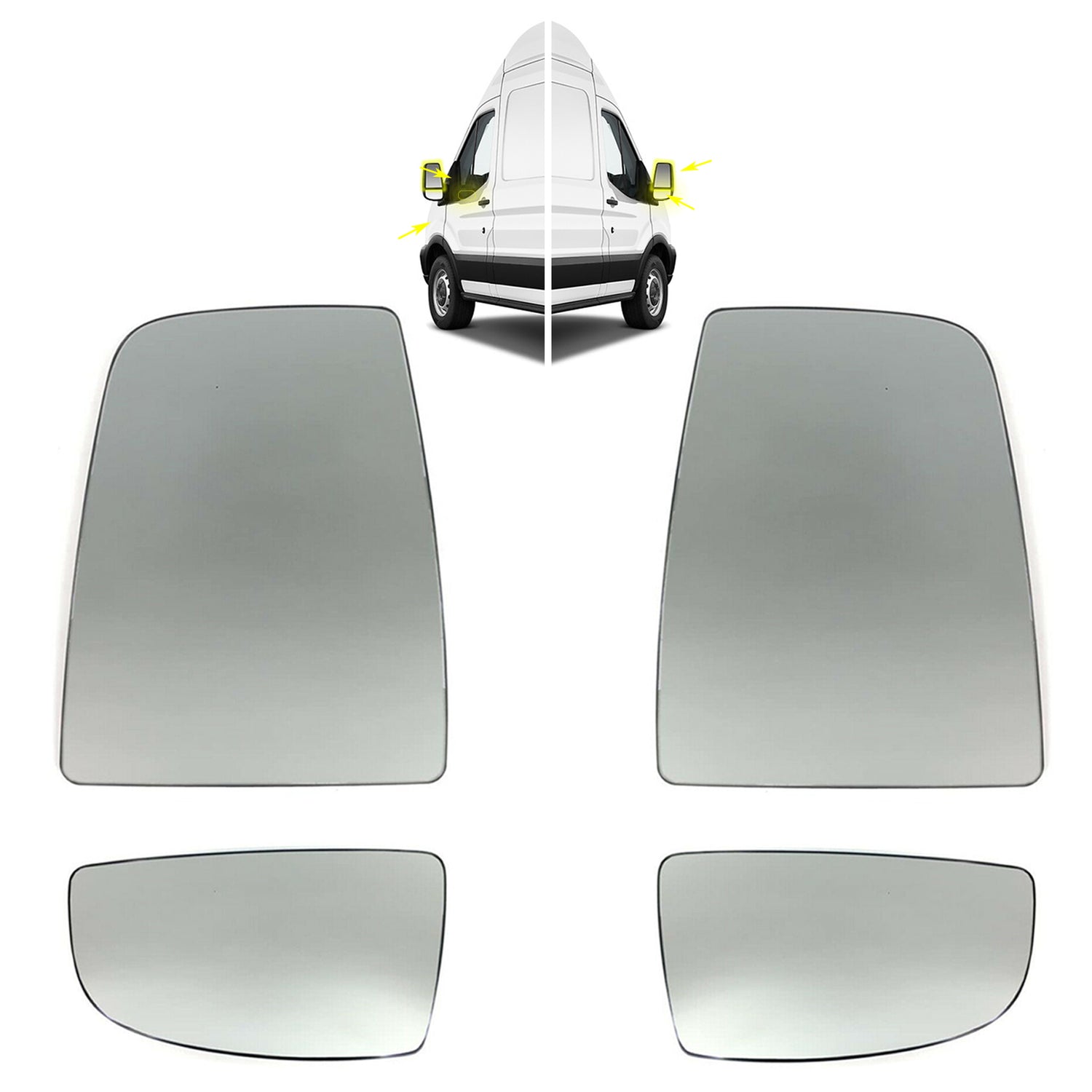 Pinochukka | Ford Transit MK8 Complete Wing Mirror Glass Set