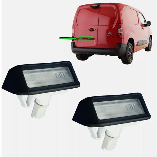 PinochUKka | 2 x Rear Number Plate Light Lamp, Licence Plate Light 6340.G7, 6340G7