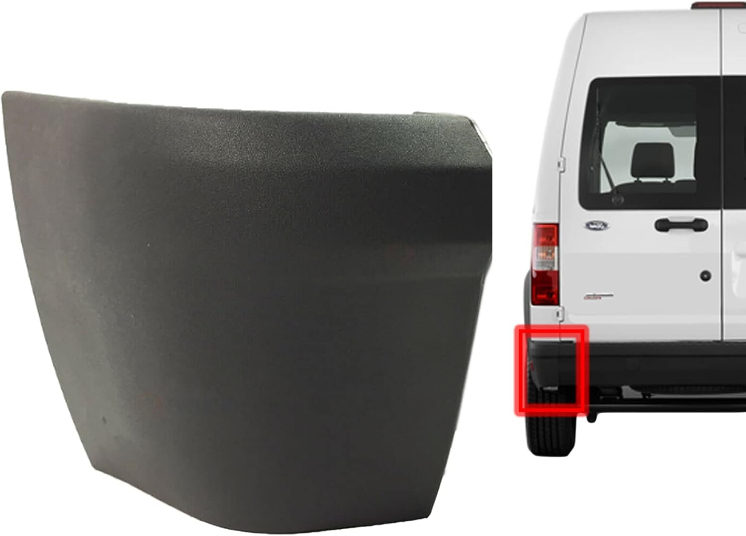 PinochUKka | Rear Bumper Cover Left Right For Ford Transit Connect  4420160, 4420161