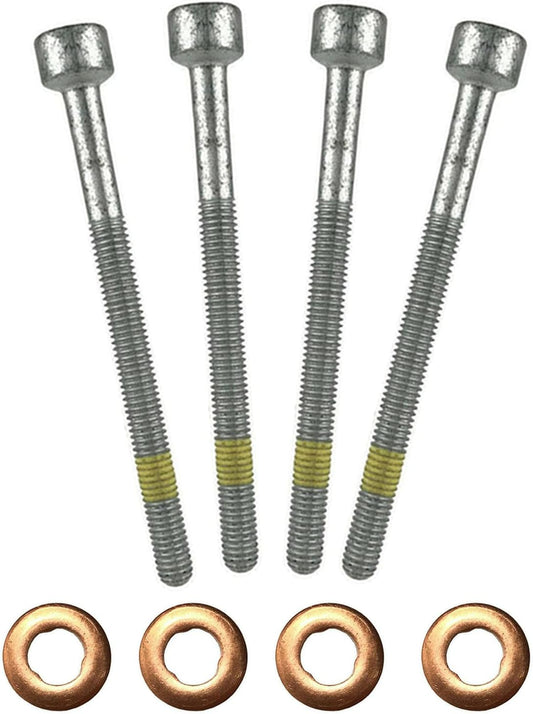 PinochUKka | 4 x Fuel Injector Seal Screw Nozzle Holder Fits Mercedes
