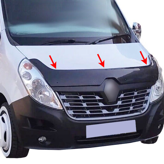 PinochUKka | Fits RENAULT MASTER [2014-2018] Bonnet Protector with Fixing