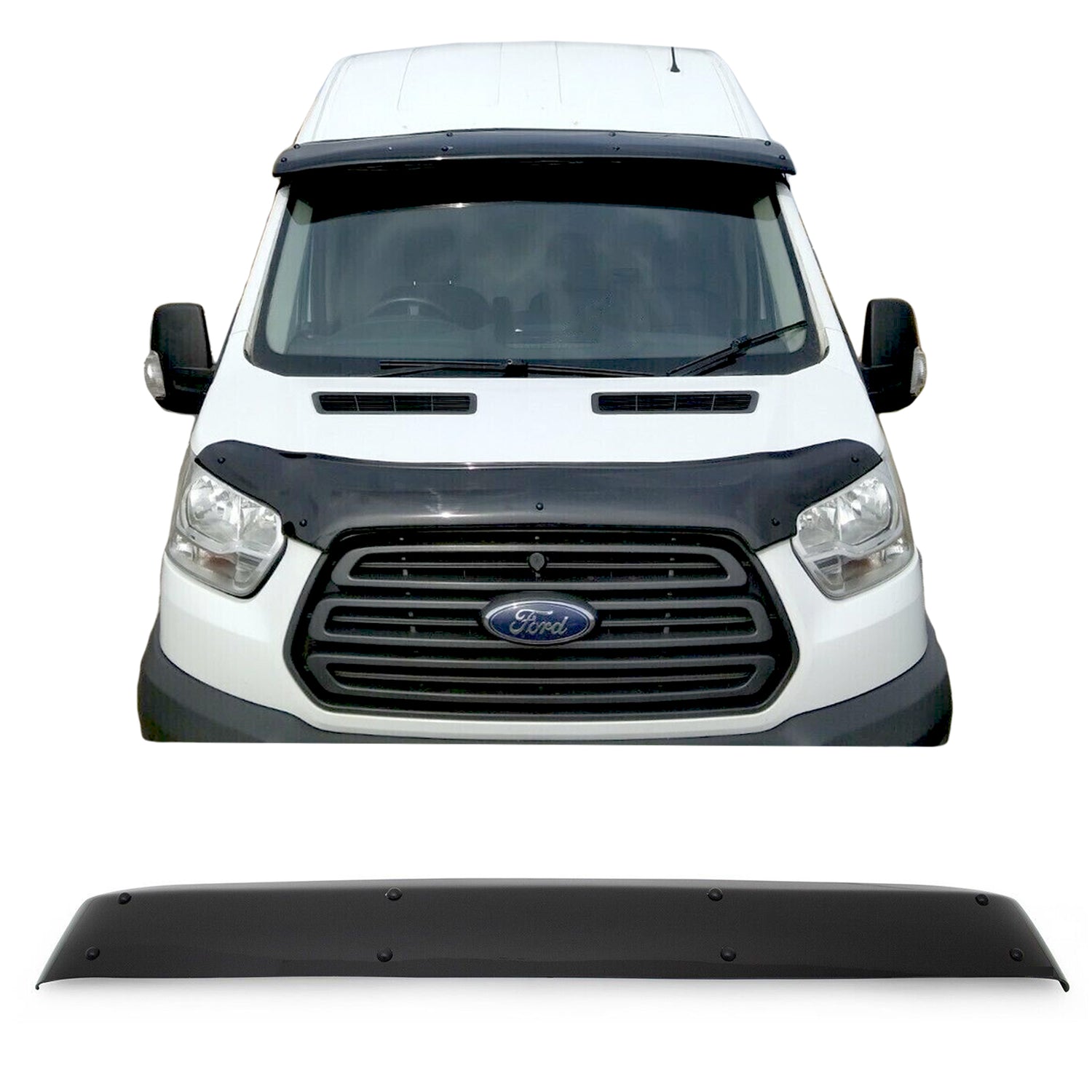 PinochUKka | FORD TRANSIT MK8 [2014-2018] ABS Sun Visor with Fitting Kit