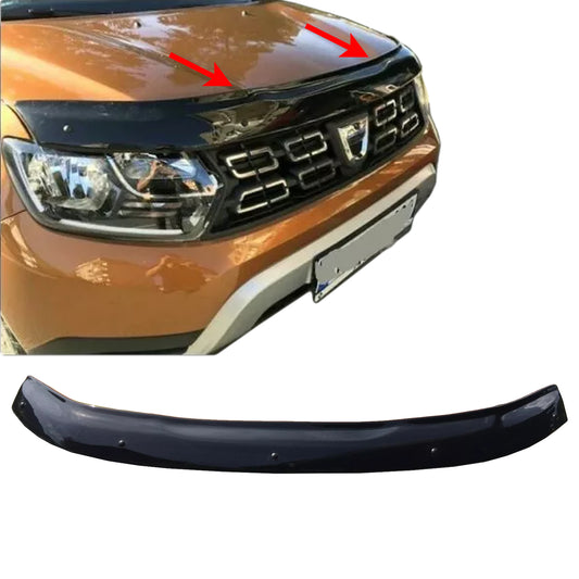 PinochUKka | Dacia Duster [2018-2022] Black Bonnet Protector