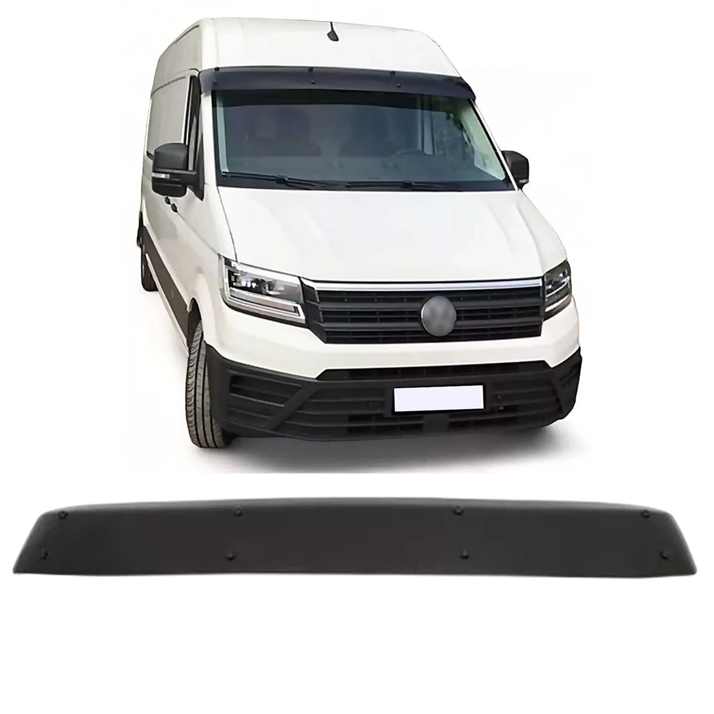 PinochUKka | Fits VW CRAFTER MAN TGE [2017-ON] ABS Sun Visor with Fitting 