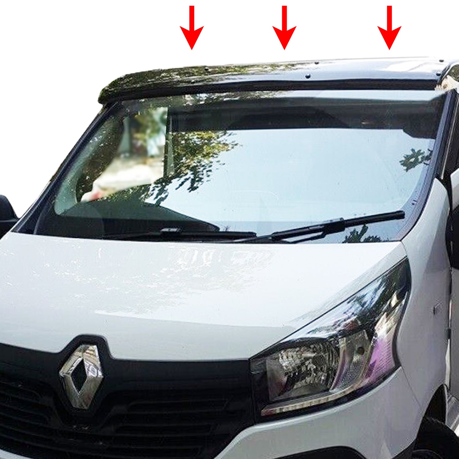 PinochUKka | Fits Nissan Primastar Opel Vivaro Sun Visor Shield 
