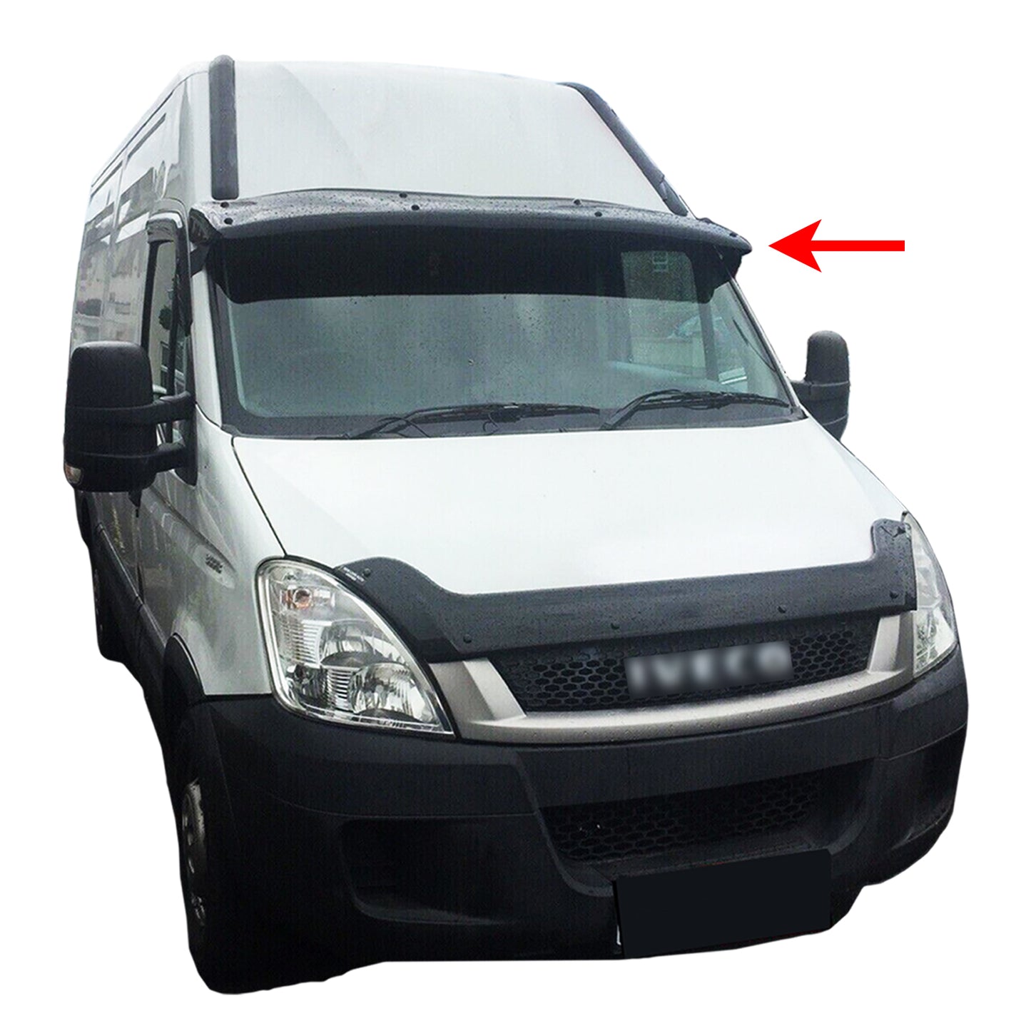 PinochUKka | Fits IVECO DAILY [2003-2014] ABS Sun Visor with Fitting Kit