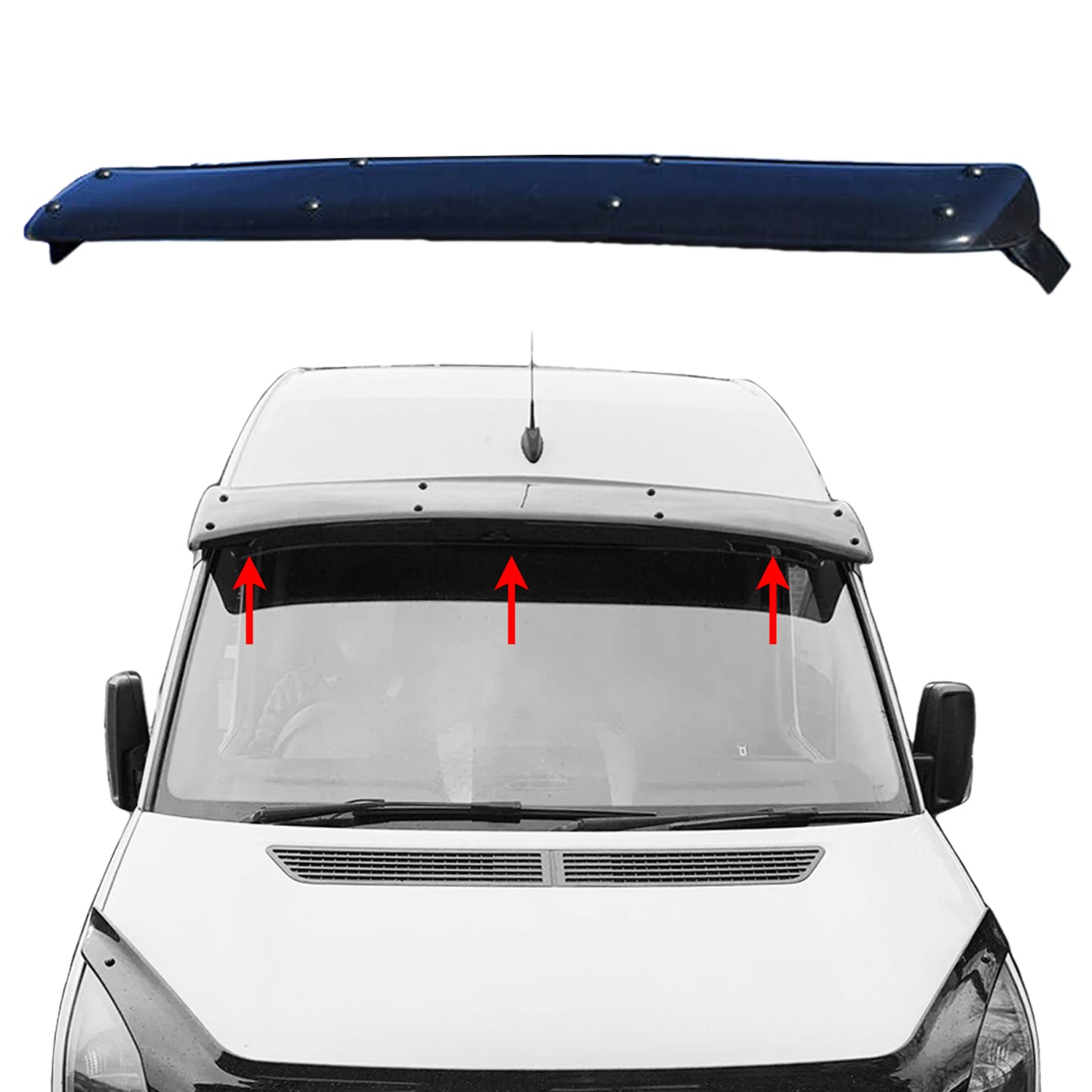PinochUKka | Fits VW CADDY [2010-2020] Sun Visor Shield