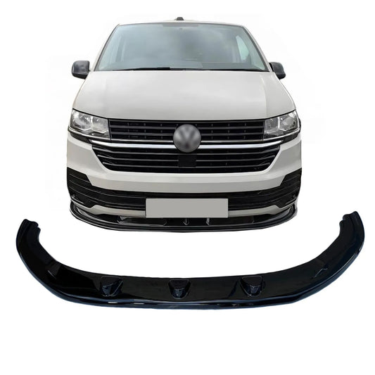PinochUKka | Lower Front Gloss Black ABS Splitter Bumper Lip VW Multivan T6.1 2019-2021