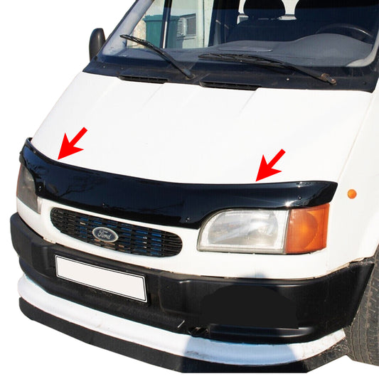 PinochUKka | Fits Ford Transit MK5 [1994-2002] Bonnet Guard Wind Stone Deflector Protector Bug