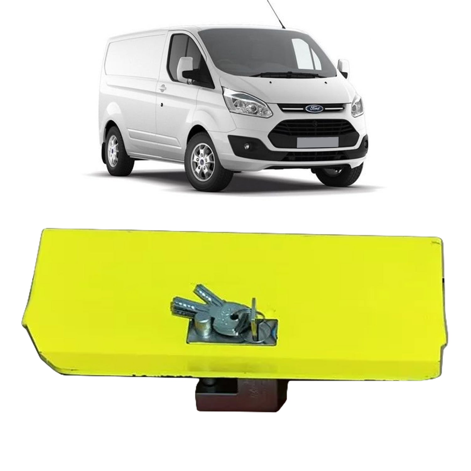 PinochUKka | Fits RHD FORD Transit Custom Pedal Lock Box + Key