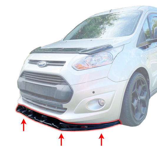 PinochUKka | Fit Ford Transit Connect 2014-2020 Front Bumper Lip 