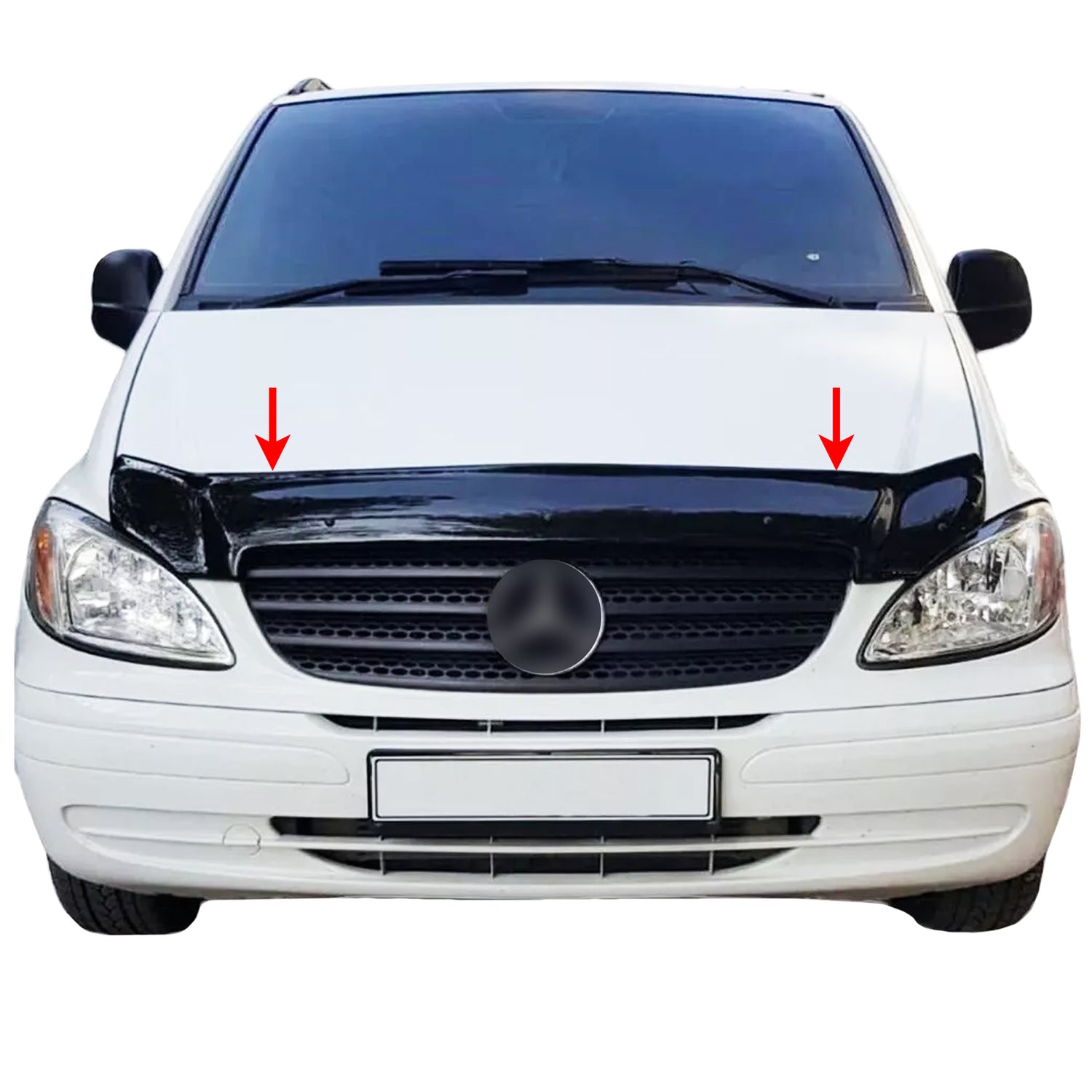 Fit Mercedes Vito / Taxi W639 [2003-2014]  Stone Deflector Protector