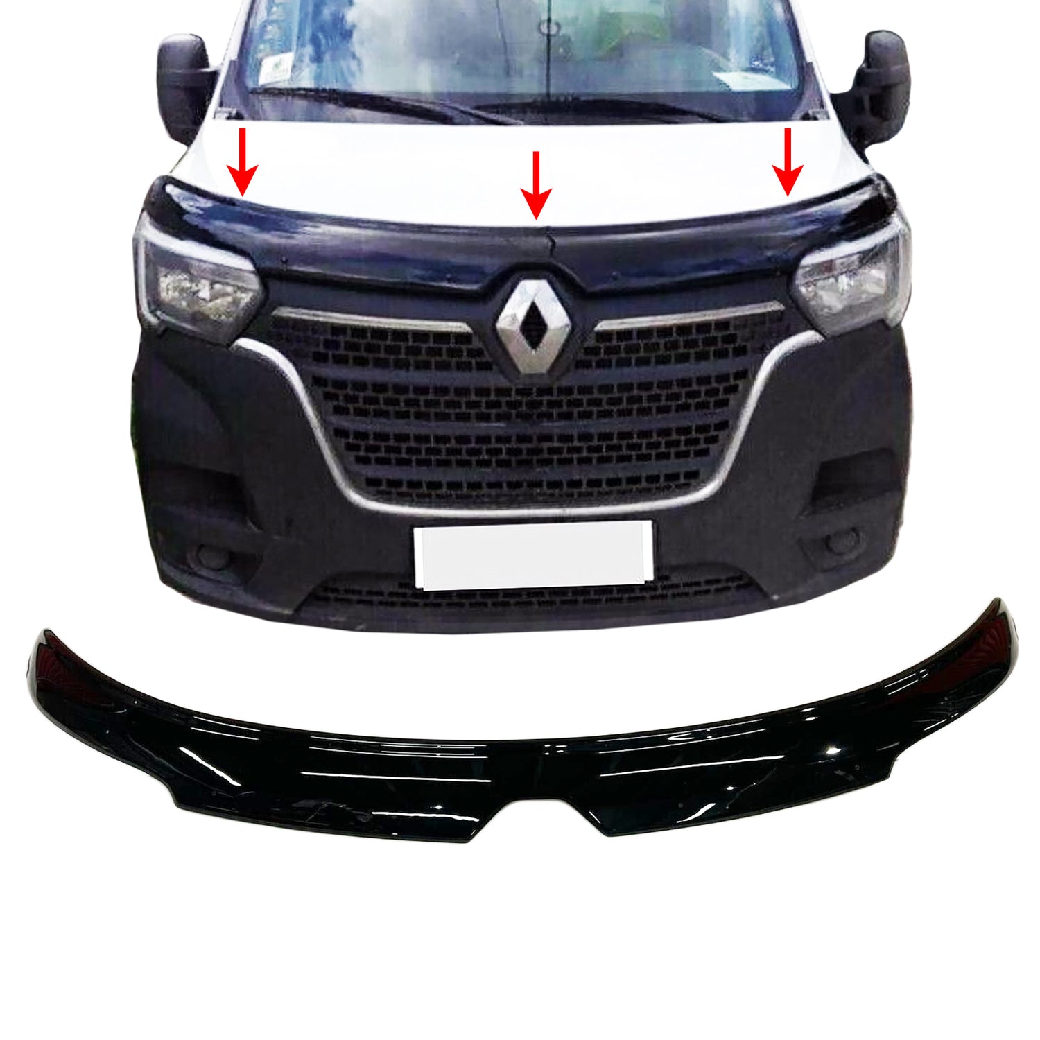 PinochUKka | Fits Renault Master 2018-2022 Bonnet Guard