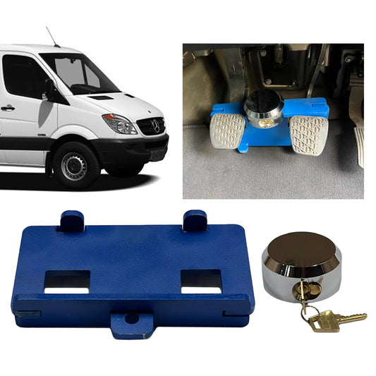 PinochUKka | For MERCEDES SPRINTER [2006-2024] Anti Theft Security Pedal Lock Box with Key RHD