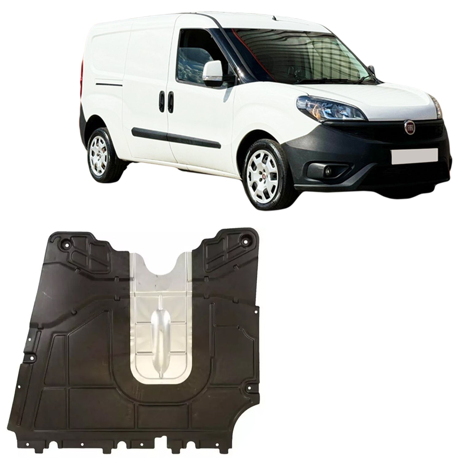 PinochUKka | Fits VAUXHALL COMBO III Undertray Rust Shield Under Tray 51844337, 51832045, 95510759