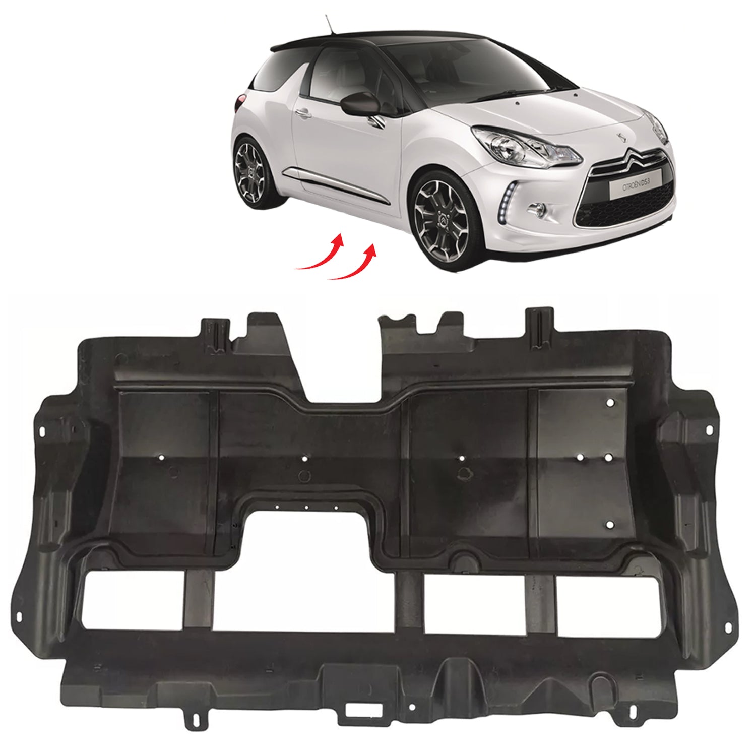 PinochUKka | Under Engine Cover Undertray Peugeot 208 I
