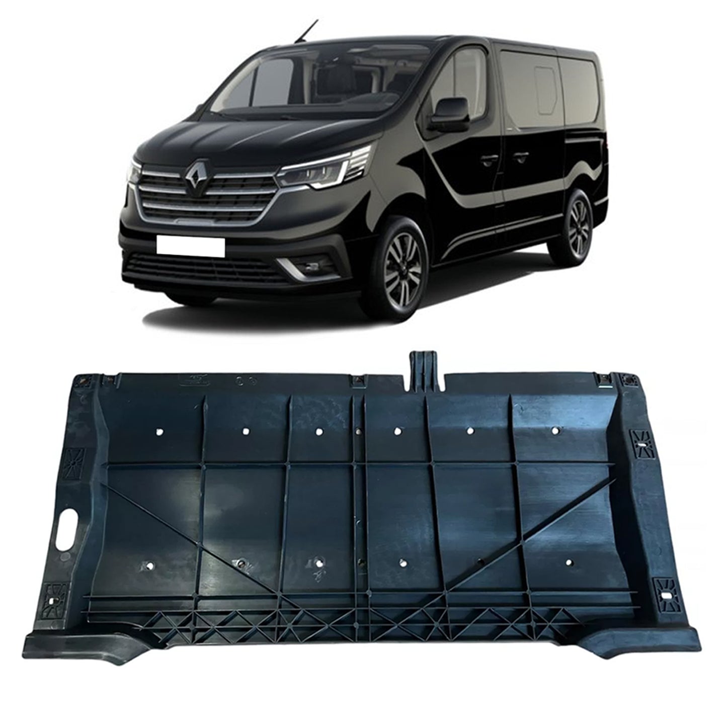 PinochUKka | Under Engine Cover Undertray Rust Shield Under Tray Fit Renault Trafic MK3 III [2014 Onward]