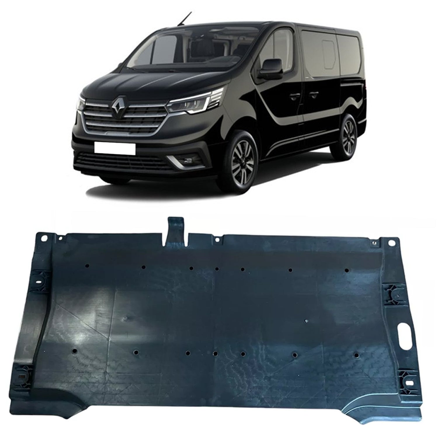 PinochUKka | Under Engine Cover Undertray Rust Shield Under Tray Fit Vauxhall Vivaro
