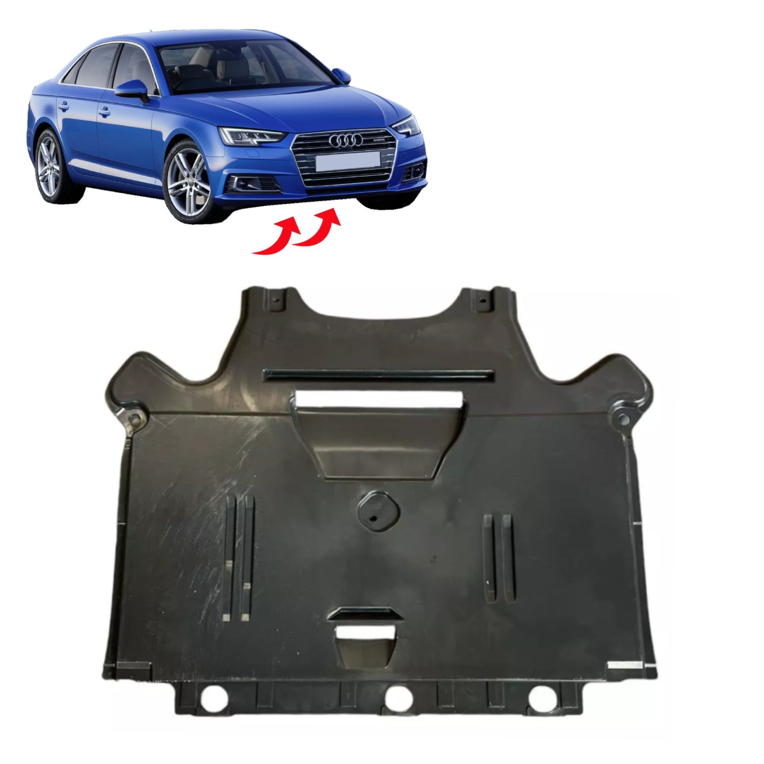 PinochUKka | Fits A5 [2008-2012] Under Engine Gearbox Cover Undertray 