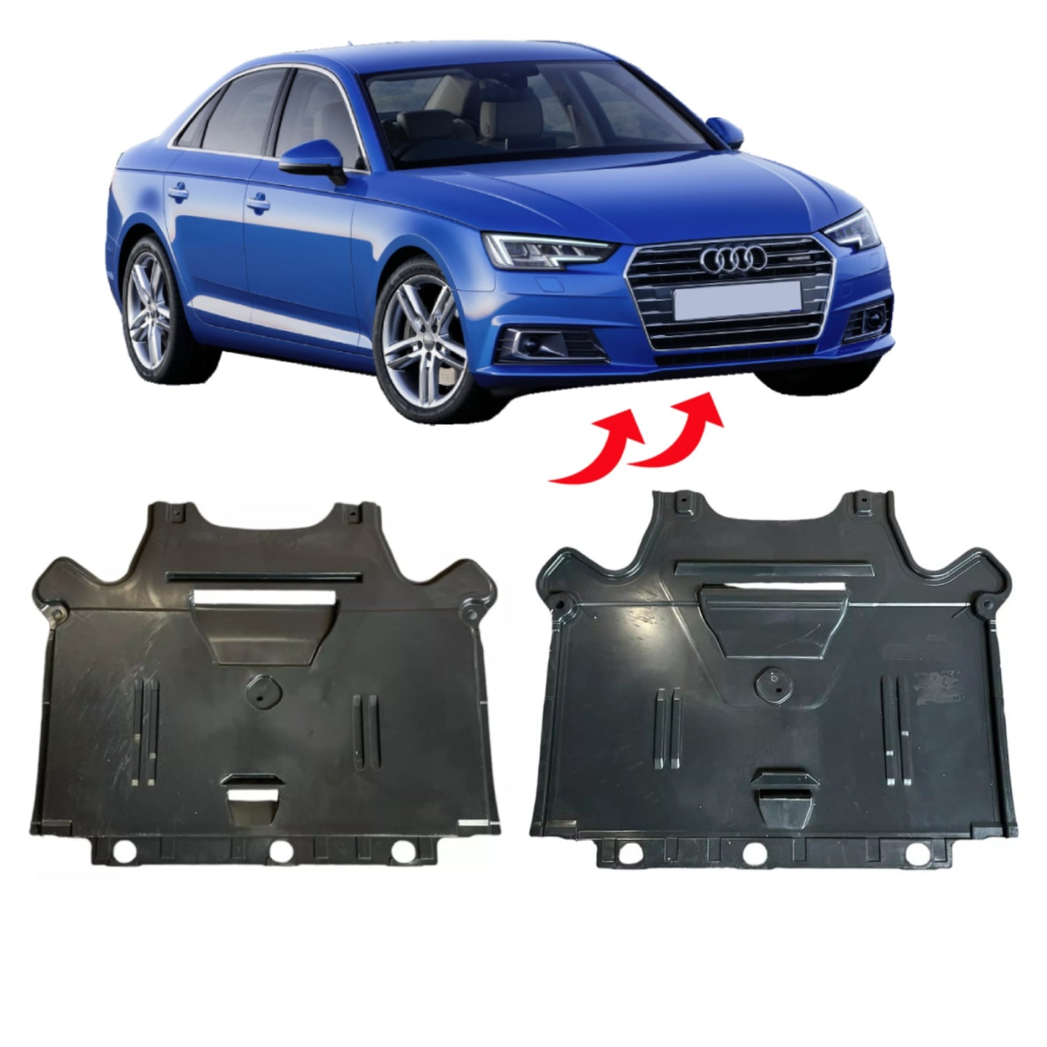 PinochUKka | Under Engine Gearbox Cover 8K1863822E, 8K1863822F