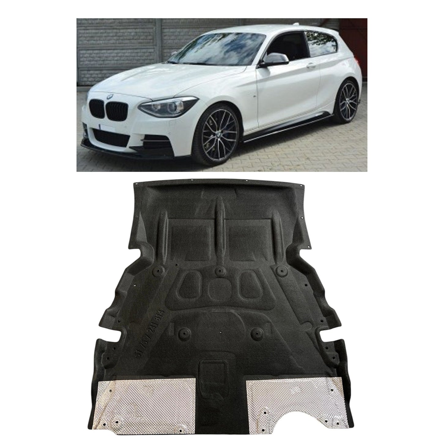 PinochUKka | Fits BMW Undertray 51757241814, 51757241772, 51757300355